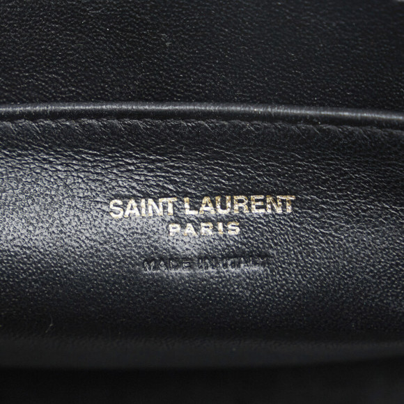 Saint Laurent Monogram Cabas Handbag Leather Gray - Picture 7 of 8